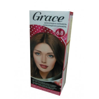 Стійка крем-фарба для волосся Grace  6.8 Шоколадна карамель (30шт)