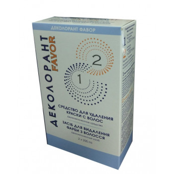 Деколорант FAVOR 2*200мл (20шт) 2877 Деколорант FAVOR 2*200мл (20шт) 2877