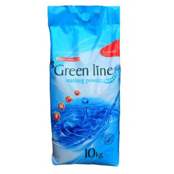 Пральний порошок Green Line  10кг STRONG мішок 125пр (3,06 ціна за прання)