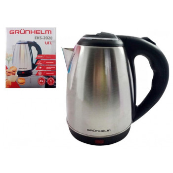 Чайник електричний дисковий GRUNHELM EKS-2028 метал 1,8л 1500Вт 2805 Чайник електричний дисковий GRUNHELM EKS-2028 метал 1,8л 1500Вт 2805