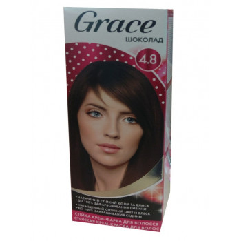 Стійка крем-фарба для волосся Grace  4.8 Шоколад (30шт)