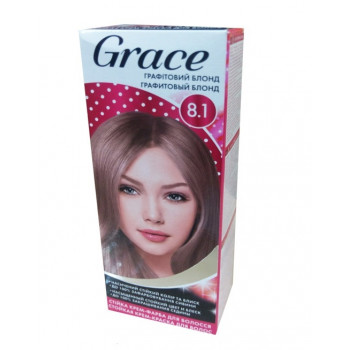 Стійка крем-фарба для волосся Grace  8.1 Графітовий блонд (30шт)