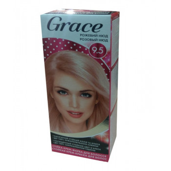 Стійка крем-фарба для волосся Grace  9.5 Рожевий нюд (30шт)