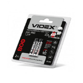Акумулятор VIDEX HR03/AAA 800mAh  2шт/пл (20шт/уп) 291765