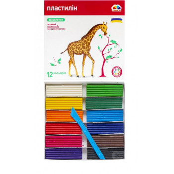 Пластилін Гамма 12 кол.192гр 200312 Пластилін Гамма 12 кол.192гр 200312
