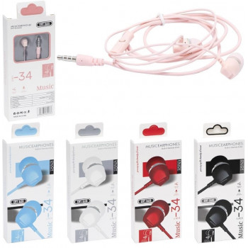 Навушники вакуумні KWY-34 Навушники вакуумні KWY-34