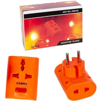 Перехідник оранжевий Camry MK162 (240шт/ящ) 1480 Перехідник оранжевий Camry MK162 (240шт/ящ) 1480