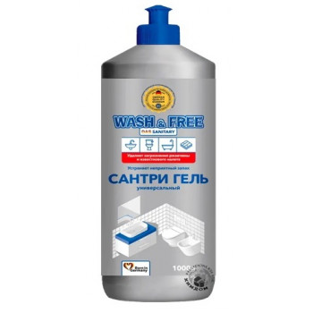 Сантрі-гель Wash&Free 1л (6шт) 4489/1546 Сантрі-гель Wash&Free 1л (6шт) 4489/1546