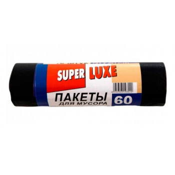 Пакети для сміття Super Luxe 60л*10шт (50шт) 8020 Пакети для сміття Super Luxe 60л*10шт (50шт) 8020