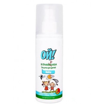 Спрей-лосьйон від комарів Ой комарики BABY 100мл (30шт/ящ) 0019 Спрей-лосьйон від комарів Ой комарики BABY 100мл (30шт/ящ) 0019