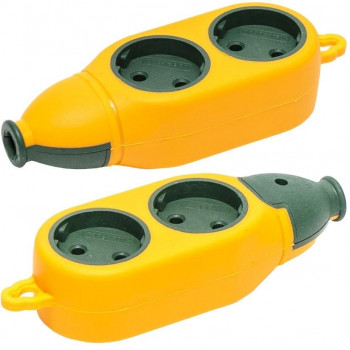 Колодка для подовжувача 2-х стороння на 4 розетки 2004 S-2 Колодка для подовжувача 2-х стороння на 4 розетки 2004 S-2