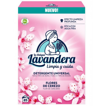 Пральний порошок Лавандера 5,1кг/4,675кг (85пр) FLORES DE CEREZO 5136 Пральний порошок Лавандера 5,1кг/4,675кг (85пр) FLORES DE CEREZO 5136