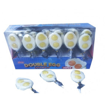 Льодяник Double Egg на паличці 20/30 ціна за уп.