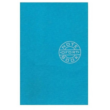 Книга записна А6 Графіка 36 л.чистий лист,скоба Блакитна 3K6836 (10шт/уп)