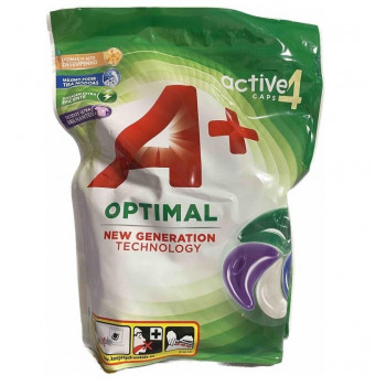 Пральний порошок капсули А+ 4 в1 56шт Optimal (6шт) 6124 Пральний порошок капсули А+ 4 в1 56шт Optimal (6шт) 6124