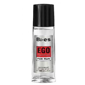 Дезодорант парфумований чоловічий 100мл BI-ES EGO FOR MAN скло 4244