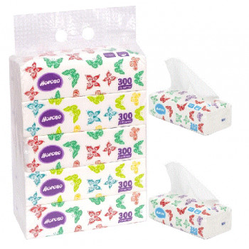 Серветки паперові 300шт+50шт (5 уп в спайці) у ПЕТ упаковці Horoso 030133/HR-04 (30уп/ящ) 0963 Серветки паперові 300шт+50шт (5 уп в спайці) у ПЕТ упаковці Horoso 030133/HR-04 (30уп/ящ) 0963