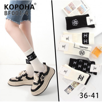 Шкарпетки в/п жіночі CHANEL (Корона) BF001-4  36-41р (10шт)