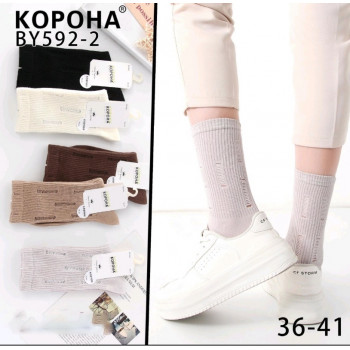Шкарпетки в/п жіночі Корона BY592-2  36-41р (10шт)