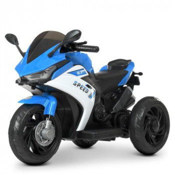 Мотоцикл синій М 4622-4 1акум,6V7AH,2мотори 25W,муз,світло,MP3,USB