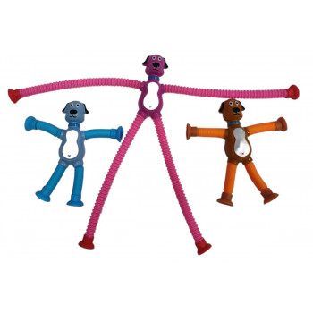 Іграшка Собачка присоски-пружинки (200/12шт) P15-2 ціна за шт.