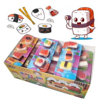 Мармеладні цукерки Mini Sushi Candy 20/30*9гр ціна за уп.