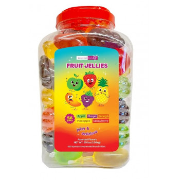 Желейки  Fruit Jelly в банці  6/60*20гр ціна за уп.