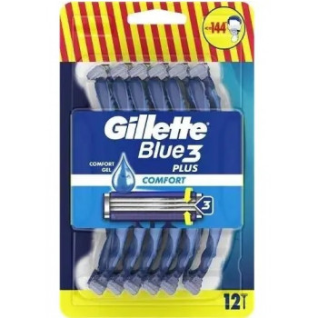 Станки Gillette Blue3 PLUS 6 шт. (5уп/ящ) ціна за уп.8092