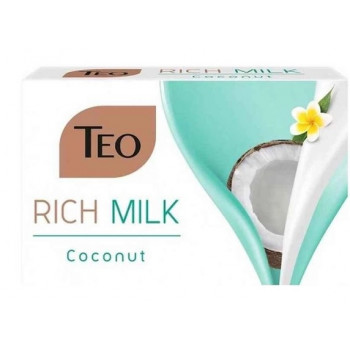 Мило TEO tete-a-tete COCONUT 90гр (48/4шт) 7404 Мило TEO tete-a-tete COCONUT 90гр (48/4шт) 7404