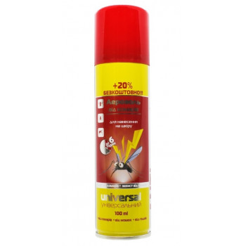 Аерозоль від комарів AntiMosquito120мл захист до 6 год (48шт/ящ) 0041