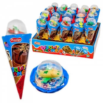 Шоколадний Ріжок + іграшка Biscuit Cone 12/30 4гр ціна за уп