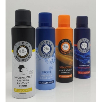 Дезодорант спрей Чоловічий FOREA МІКС 200мл (21шт) 1814/1791/1807 Дезодорант спрей Чоловічий FOREA МІКС 200мл (21шт) 1814/1791/1807