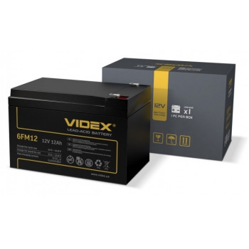 Акумулятор VIDEX свинцево-кислотний 6FM12 12V/12Ah color box 1 298030 Акумулятор VIDEX свинцево-кислотний 6FM12 12V/12Ah color box 1 298030