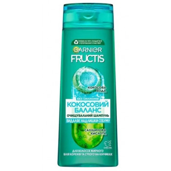 Шампунь жіночий FRUCTIS Кокосовий баланс 400мл (12шт) 0983 Шампунь жіночий FRUCTIS Кокосовий баланс 400мл (12шт) 0983