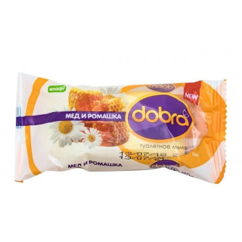 Крем мило DOBRA Мед та ромашка 60 гр (72шт) 1726 Крем мило DOBRA Мед та ромашка 60 гр (72шт) 1726