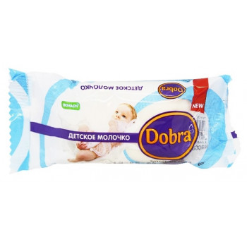 Крем мило DOBRA Дитяче молочко 60 гр (72шт) 1740 Крем мило DOBRA Дитяче молочко 60 гр (72шт) 1740