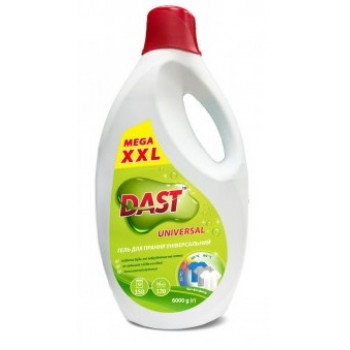Пральний порошок гель TM DAST 6 л 150пр. універсал (2шт) 1642 Пральний порошок гель TM DAST 6 л 150пр. універсал (2шт) 1642