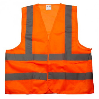 Сигнальний жилет помаранчевий 4 с/в смуги XXL Grad 9451595 Сигнальний жилет помаранчевий 4 с/в смуги XXL Grad 9451595