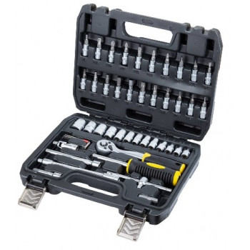 Насадки набір торцеві і біти 1/4 46шт.CrV 6003511 Насадки набір торцеві і біти 1/4 46шт.CrV 6003511