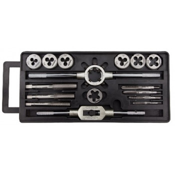 Плашки і мітчики набір 16 предметів (пластик кейс) 1641111 Плашки і мітчики набір 16 предметів (пластик кейс) 1641111