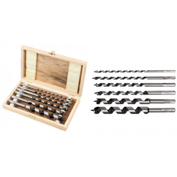 Свердла набір гвинтові для коловорота 6шт.6-20*230мм 1302211 Свердла набір гвинтові для коловорота 6шт.6-20*230мм 1302211