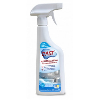 Засіб миючий Активна піна для ванної кімнати 500 мл тригер (16шт) 1826 ТМ DAST Засіб миючий Активна піна для ванної кімнати 500 мл тригер (16шт) 1826 ТМ DAST