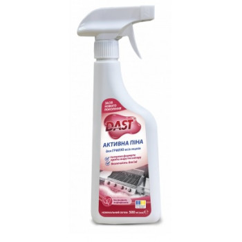 Засіб миючий Активна піна для грилю 500 мл тригер (16шт) 1833 ТМ DAST Засіб миючий Активна піна для грилю 500 мл тригер (16шт) 1833 ТМ DAST