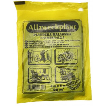 Захисна плівка Жовта 20мік 4*5м 3106 Захисна плівка Жовта 20мік 4*5м 3106