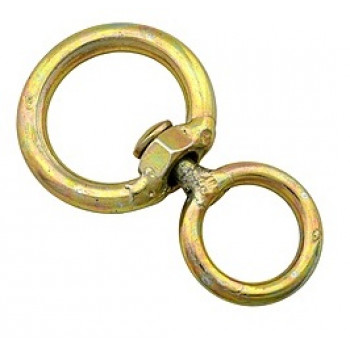 Вертлюг коловорот для ланцюга Жовтий 80мм Вертлюг коловорот для ланцюга Жовтий 80мм