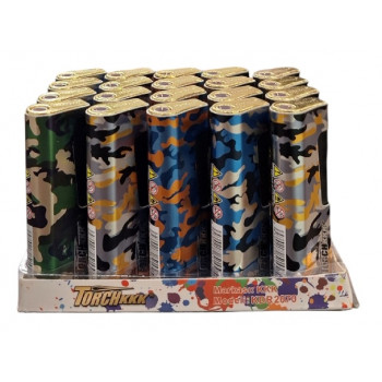 Запальнички турбо Камуфляж/Луска 2070 (20шт) 4470 Запальнички турбо Камуфляж/Луска 2070 (20шт) 4470