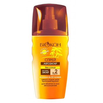 Спрей автозагар для обличчя та тіла Біокон 160мл 3096 Спрей автозагар для обличчя та тіла Біокон 160мл 3096