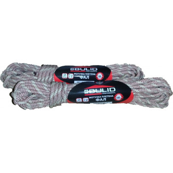 Мотузка плетена ФАЛ 8мм 10м TM BULID 9818 Мотузка плетена ФАЛ 8мм 10м TM BULID 9818