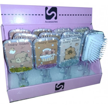 Щітка для волосся дитяча Капібара 2002 (12шт) Щітка для волосся дитяча Капібара 2002 (12шт)