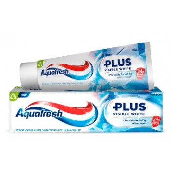 Зубна паста Aguafresh 75 мл Plus visible white (12шт) 0360 Зубна паста Aguafresh 75 мл Plus visible white (12шт) 0360